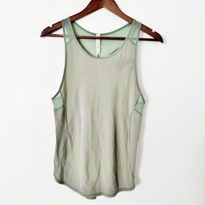 Lululemon Athletica Light Green Tank Top size 4